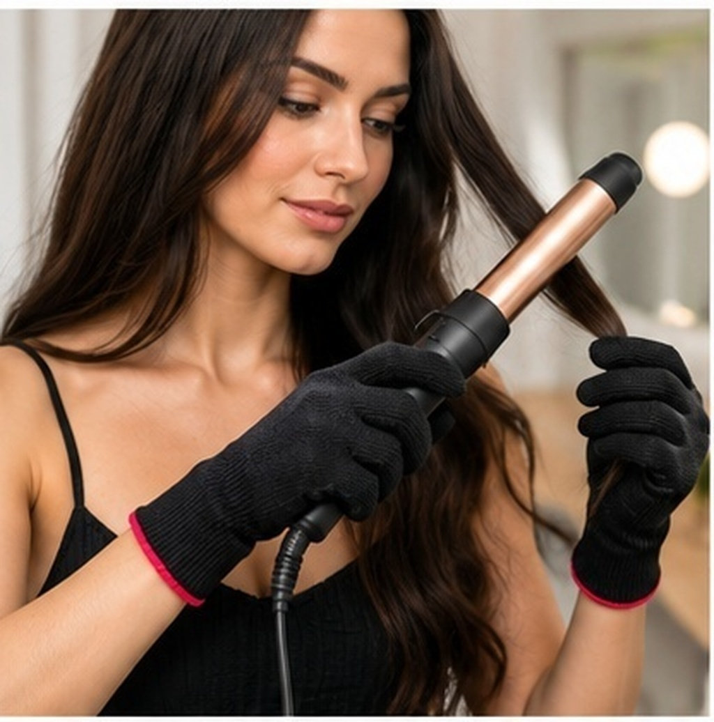 Heat Resistant Glove - 6Pcs Heat Resistant Hair Styling Gloves