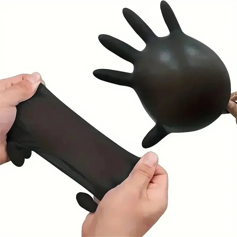 Black Disposable Gloves Unisex - огляд і ціна Latex Disposable Glove