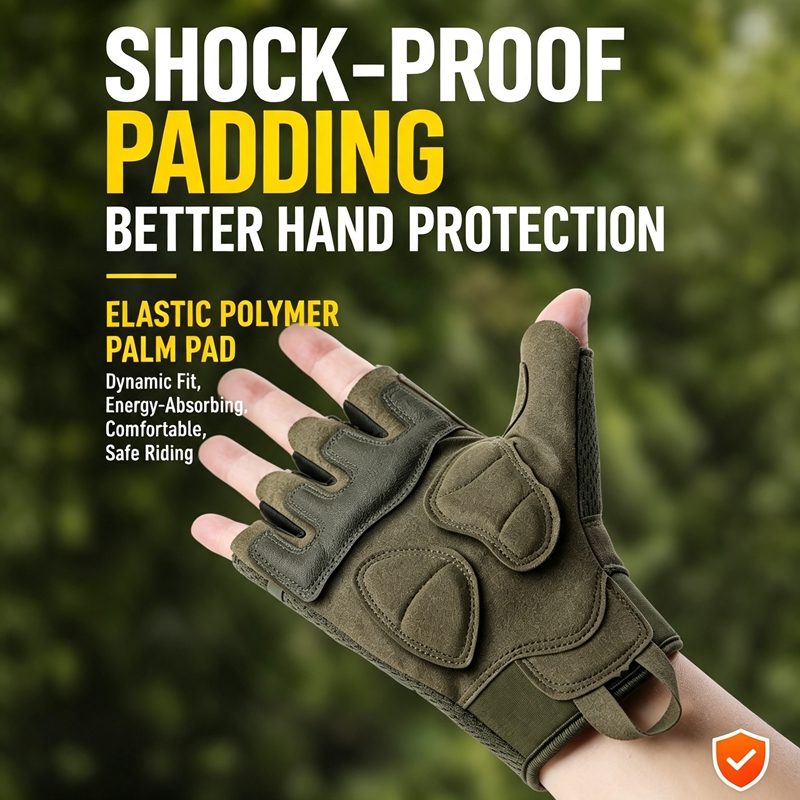 Men Tactical Half‑Finger Glove - огляд і ціна Cycling Glove Padded
